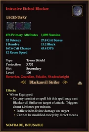 Intrusive Etched Blocker