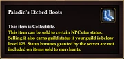 Paladin's Etched Boots