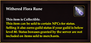 Withered Flora Rune