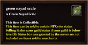 Green nayad scale
