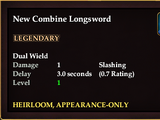 New Combine Longsword