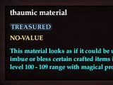 Thaumic material