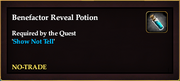 Benefactor Reveal Potion