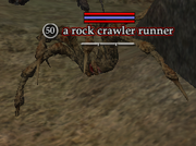 A rock crawler runner