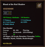 Blood of the Red Shadow