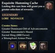 Exquisite Humming Cache