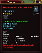 Wanderer's Worn Recurve Bow