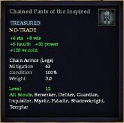 Chained Pants of the Inspired