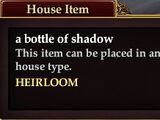 A bottle of shadow