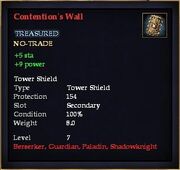 Contention's Wall