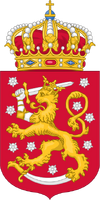 Escudo de Federico Carlos I de Finlandia (MI)