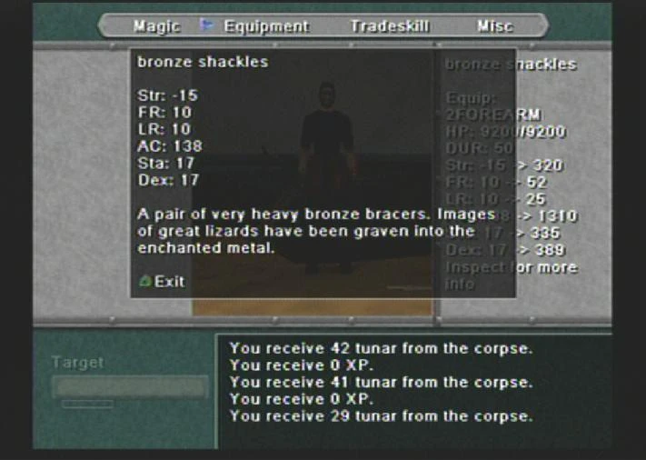 Bronze shackles Everquest Online Adventures Wiki Fandom