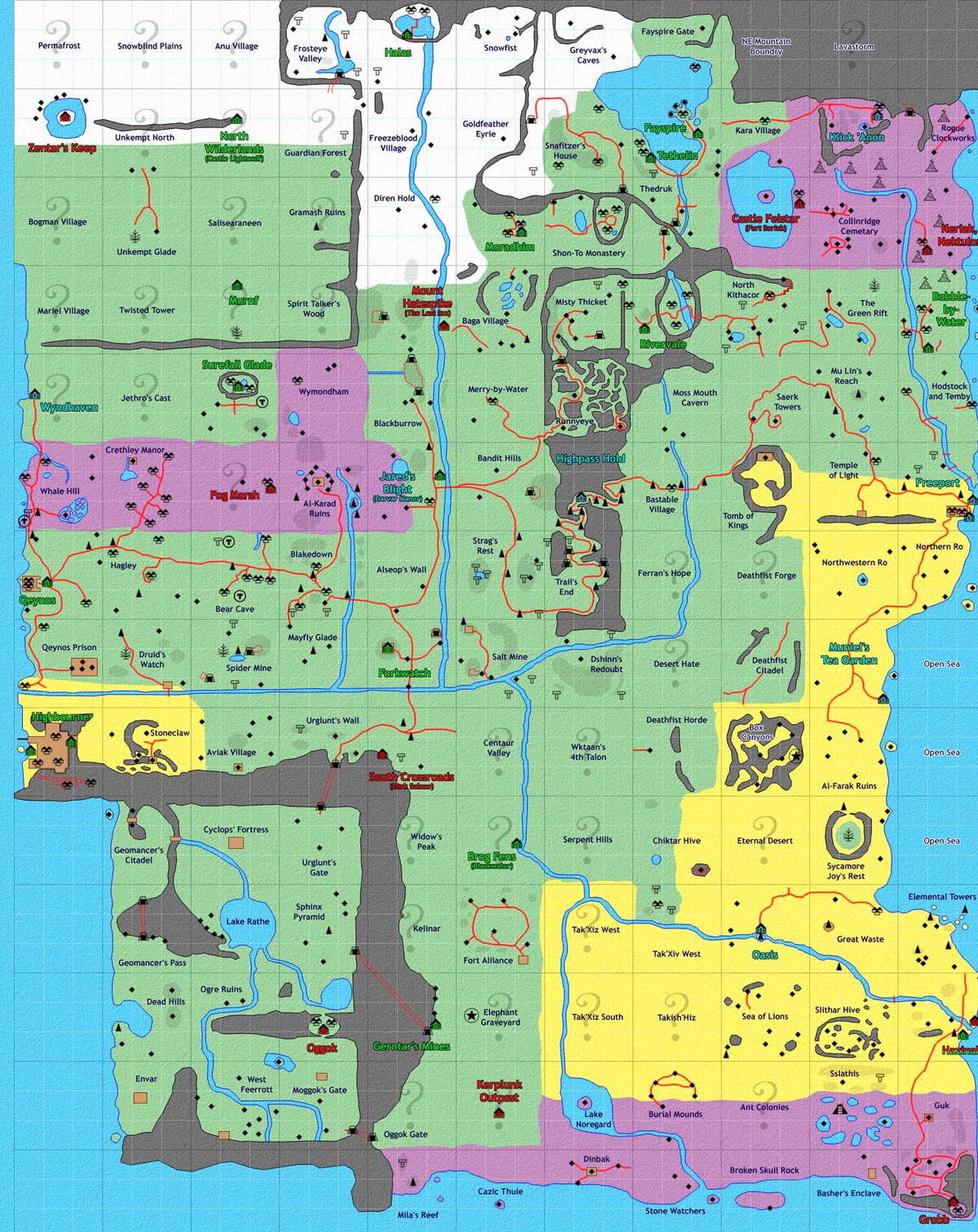 Zones Everquest Online Adventures Wiki Fandom