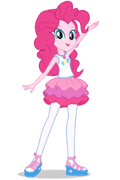 Five My Little Pony characters illustration, Pinkie Pie Rainbow