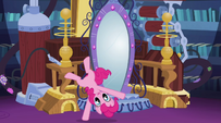 Pinkie cartwheels past the mirror EG2