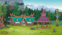 Legend of Everfree background asset - Camp Everfree square