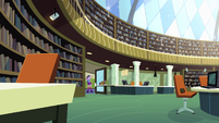 Canterlot High's library- makes the real Canterlot's library look pathetic, right?