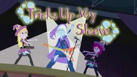 Rainbow Rocks ''Tricks Up My Sleeves'' music video cover