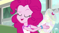 Pinkie Pie holding a bag of marshallows EG4