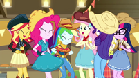 Equestria Girls square-dancing together EGDS25