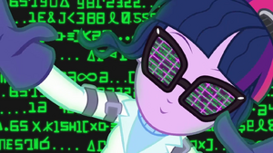 Twilight Sparkle in a computer matrix SS5