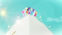 Equestria Girls stand at the ship's bow EGDS41