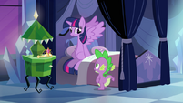 Spike reassures Twilight EG