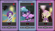 Rarity, Twilight, and Fluttershy singing on phones EG2