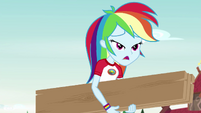 Rainbow Dash sighing with relief EG4