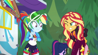 Sunset Shimmer in stinging pain again EGSBP