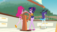 Twilight, Pinkie, and Rarity try to correct their course EGDS18