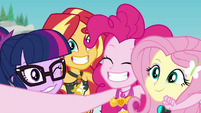 Equestria Girls smiling for the camera EGDS17