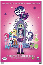 The Equestria Girls promotional poster.