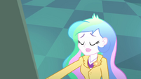 Principal Celestia sighing in defeat SS8