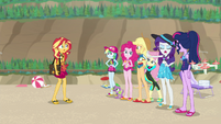 Rarity being dismissive of Sunset Shimmer EGFF