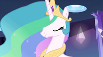 Princess Celestia encouraging nod EG