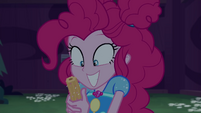 Pinkie Pie holding Sunset's last churro EGSBP