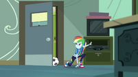 Rainbow Dash sneaks into the classroom CYOE10c