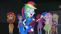 Rainbow Dash stroking her ego EG2