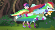 Rainbow Dash flying off at high speed EG4