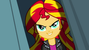 Human Sunset Shimmer looking sinister EG