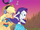 AJ and Rarity shield themselves from flying junk EGDS15.png