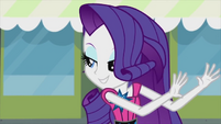 Rarity about to 'fashion blast' Lyra and Sweetie Drops EG2
