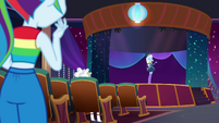 Rainbow Dash finds Trixie on stage EGSB