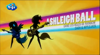 My Little Pony Equestria Girls Rainbow Rocks "Ashleigh Ball as Rainbow Dash & Applejack" Credit - French