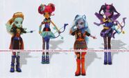 Friendship Games Sporty Style Shadowbolts dolls