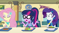 "Why is everyone suddenly into the stuff I'm into and taking my books?" (Your books, Twilight?)