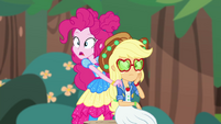Pinkie Pie appears behind Applejack CYOE15b