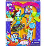 Rainbow Rocks Rainbow Dash Doll and Pony Set packaging