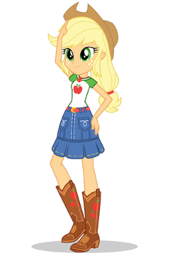 Equestria Girls Digital Series Applejack official artwork